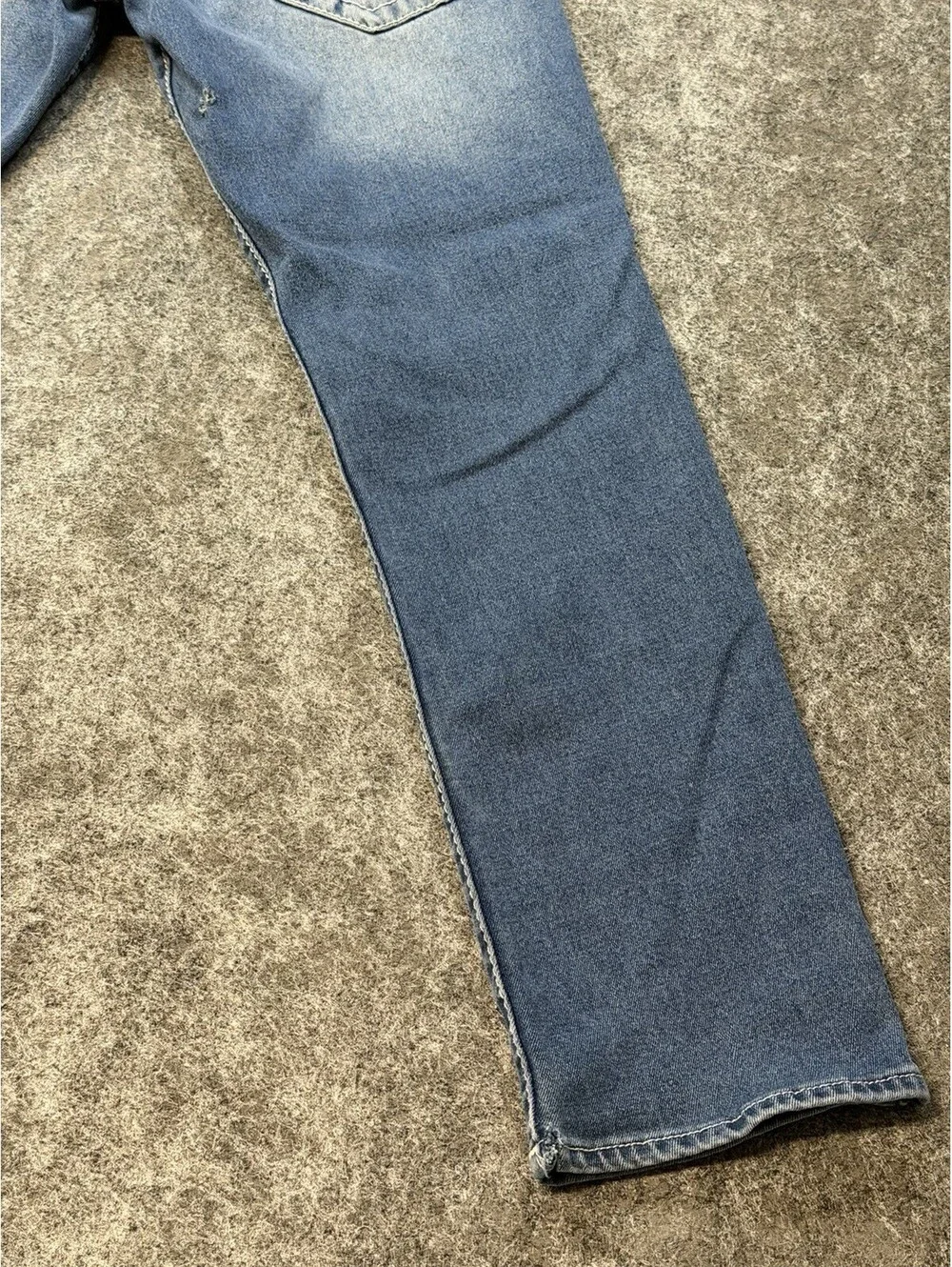 True Religion Geno Relaxed Slim Mens Jeans Sz 33x30 Blue Stretch Straight Denim